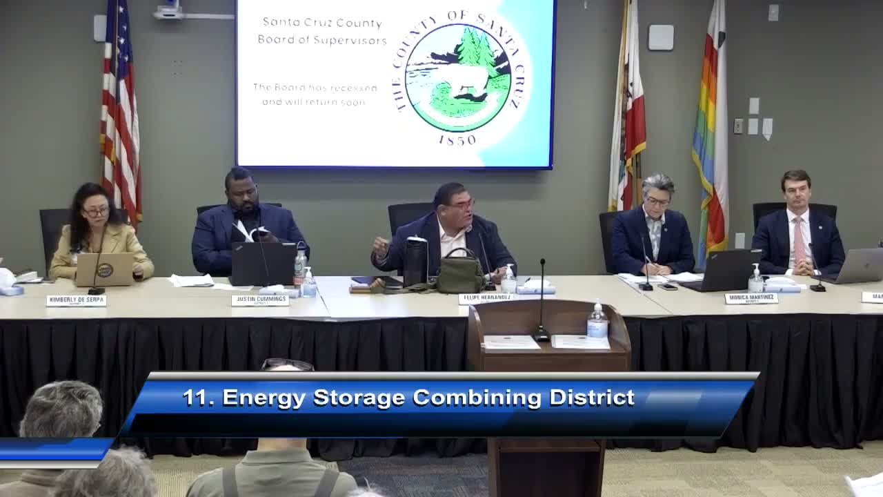 Santa Cruz supervisors move to tighten safety, require studies as county refines battery storage ordinance