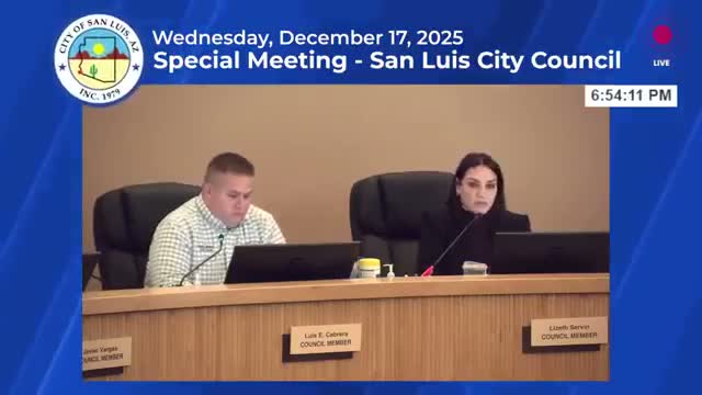 San Luis council adopts new subdivision rules and zoning changes after debate over half-width streets