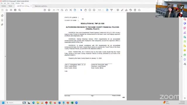 Committee approves travel‑policy tweak to let payroll process reimbursements over 60 days