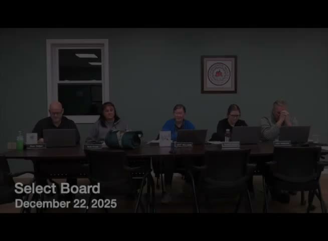 Votes at a glance: Select Board approves temporary appointment, interim posting, search committee and accounting contract