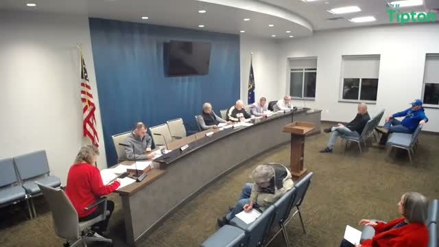 Tipton City council approves police payout, debates vacation and comp‑time policy