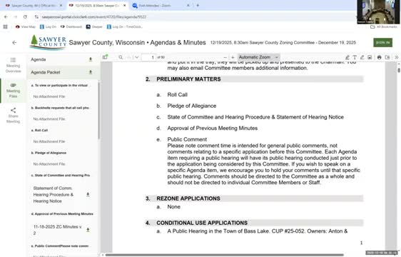 Zoning committee postpones Bass Lake accessory-structure permit after town board delay