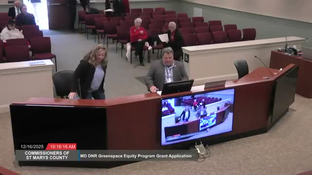 Commission approves arts‑park grant application, YMCA childcare MOU and Peg Road roundabout PO