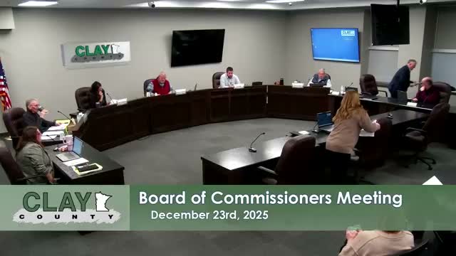 Clay County sets 2026 salaries for sheriff and county attorney; commissioners accept 4% COLA