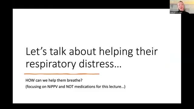 Speaker urges wider use of pediatric CPAP/BiPAP on ambulances and objective criteria for escalation