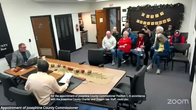 Josephine County meeting on commissioner appointment adjourned after litigation disclosure