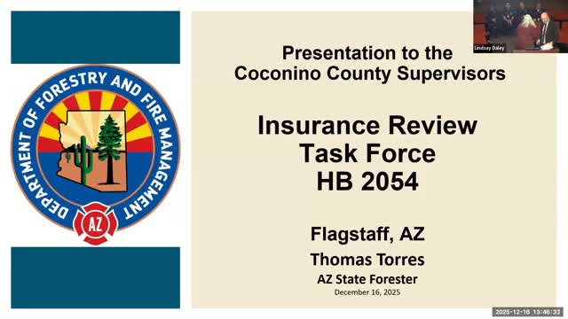 New state law creates insurance review task force; county leaders press for funding and actionable mitigations