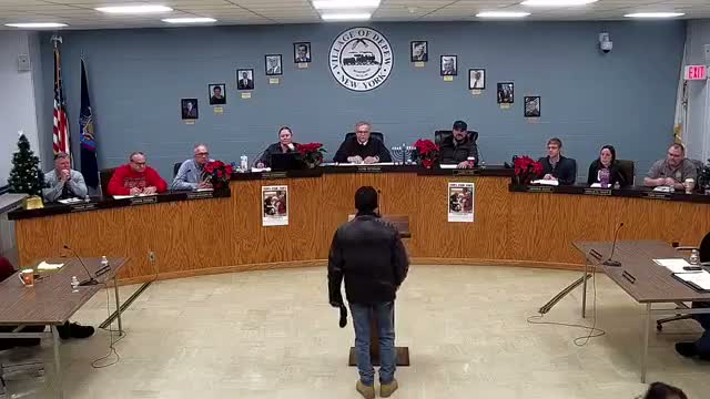 Depew trustees authorize NoCo energy contract, approve planning/zoning minutes, budget tweaks and community requests