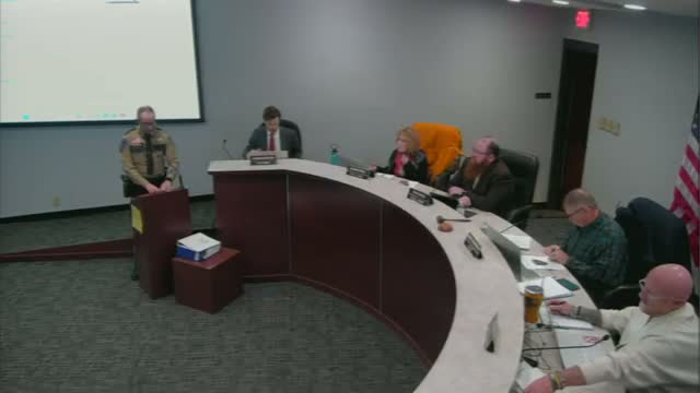 Sheriff and fire department brief council; consent agenda, fee questions and property update cleared