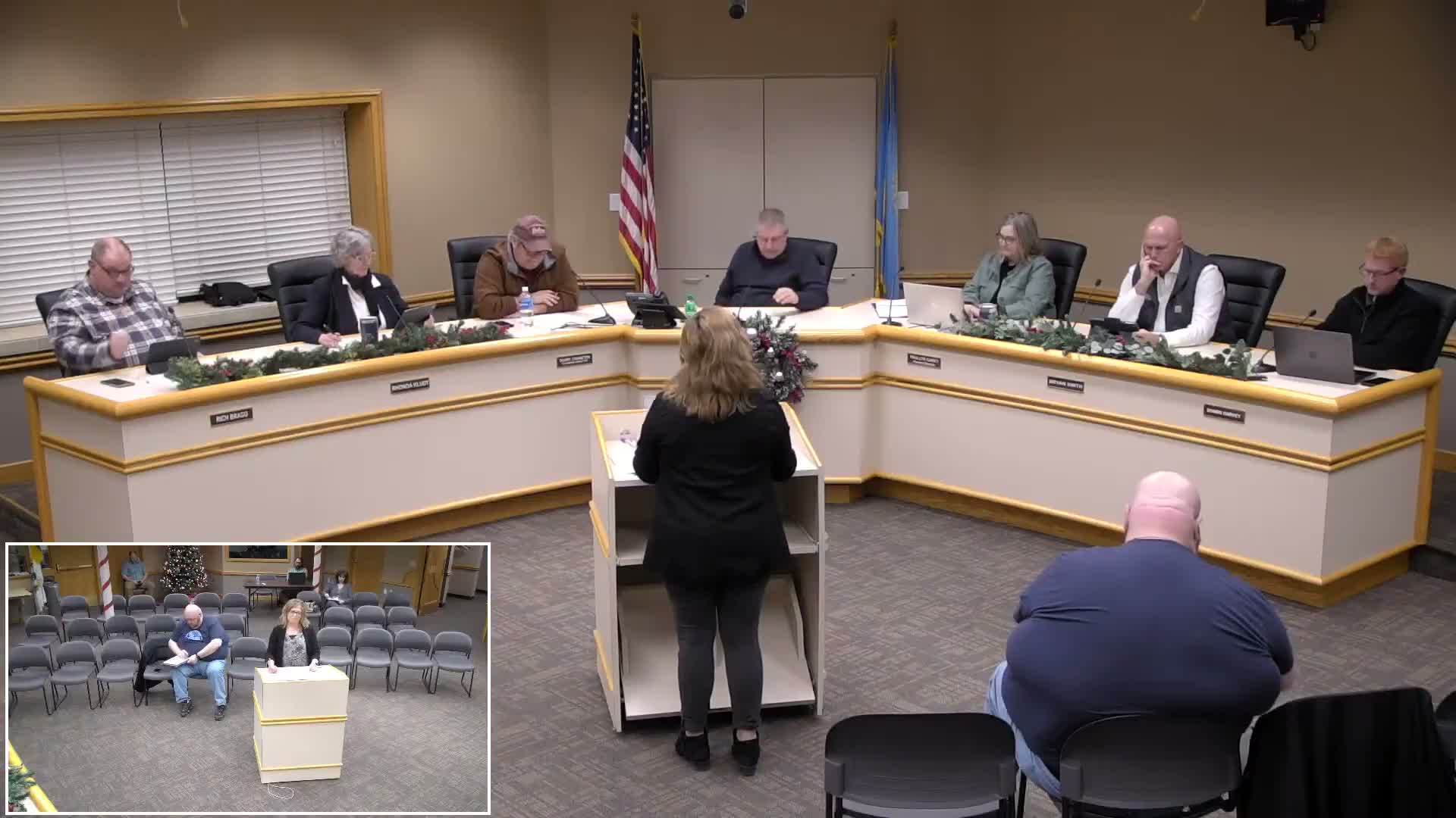 Commission ratifies police and AFSCME contracts and approves phased UKG HR system after hour‑long debate