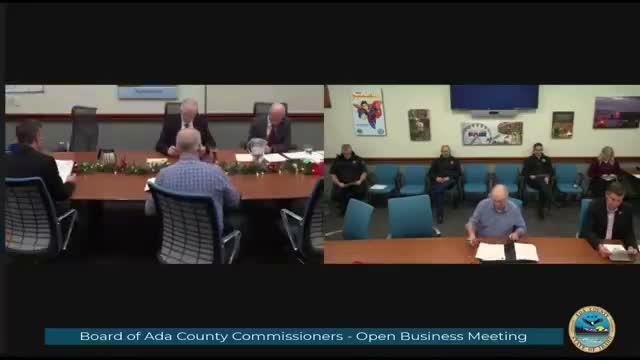 Ada County finalizes approvals for two land‑use applications, including a 40‑acre Dry Creek proposal