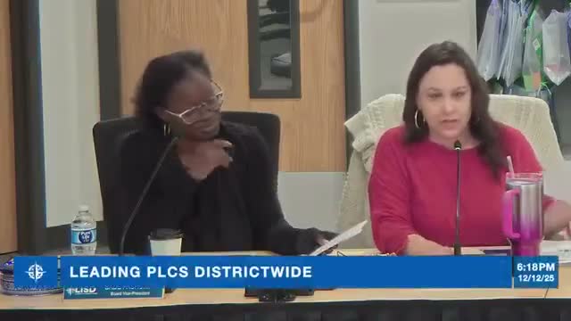 Leander ISD trustees begin PLC training, revisit board norms and meeting structure