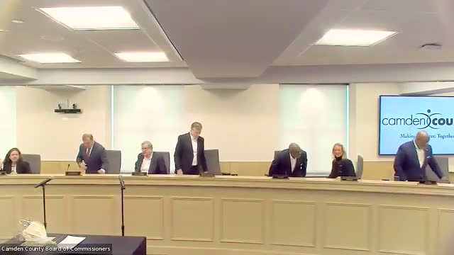 Camden County commissioners honor Commissioner Ginny Betteridge as she leaves the board