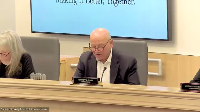 Commissioners highlight food drives, SNAP disruptions, veteran events and local sports at Camden County meeting