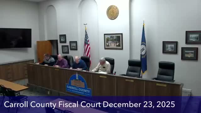 Carroll County schedules January work session, reviews ordinance codification and hears winter-operations update