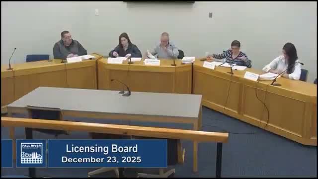 Fall River board approves multiple late 2026 renewals and adjourns