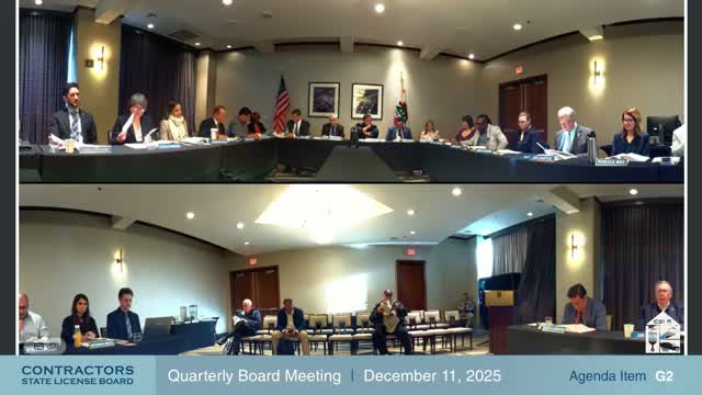 CSLB directs staff to survey B2 residential remodeling contractors to assess pathways to full B licensure