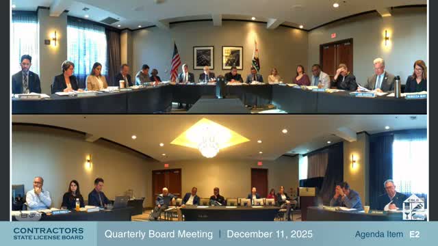 CSLB outlines implementation plans and effects for several 2025 construction laws