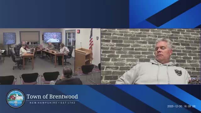 Brentwood board approves tax abatements tied to software conversion; places veterans-credit tweak on warrant