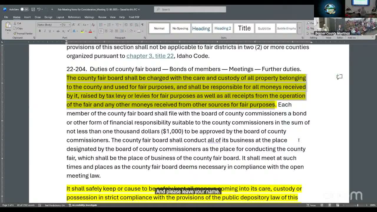 4‑H leaders and volunteers urge caution as Bonner County debate over fair governance unfolds