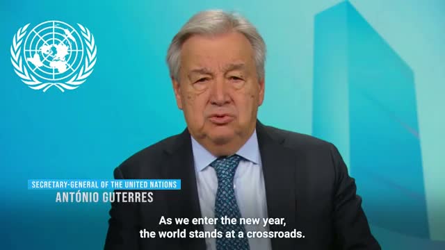 New‑Year address urges governments to shift spending from war to poverty relief