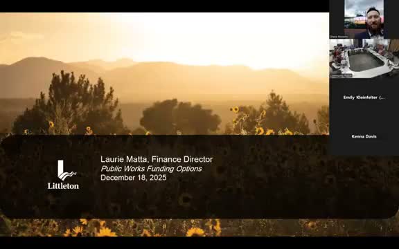 Littleton staff outline $75.5 million in funded 2026 capital projects, warn staffing and charter limits constrain delivery