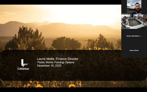 Littleton finance staff lays out $181M five-year CIP, warns staff capacity limits