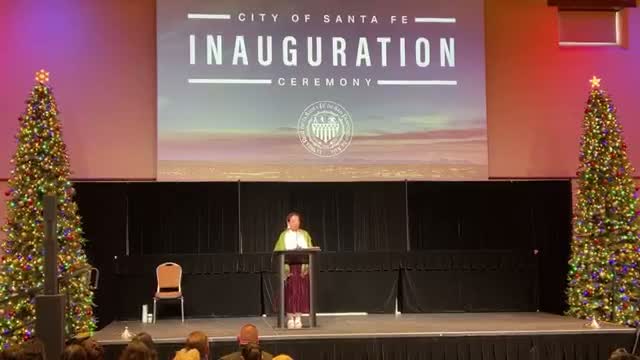 Inauguration speaker highlights homelessness, public-safety and housing as top priorities