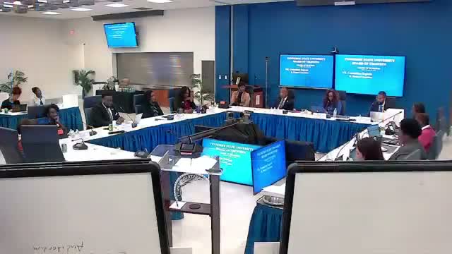 TSU board approves revised FY26 budget and updated bank-reconciliation policy