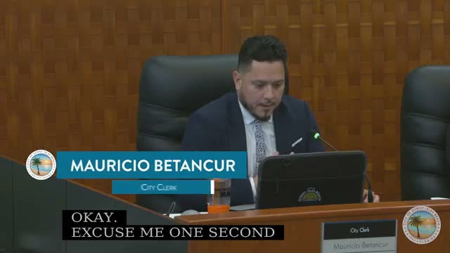 Sunny Isles Beach commission deadlocks on vice‑mayor nomination; matter returned to January
