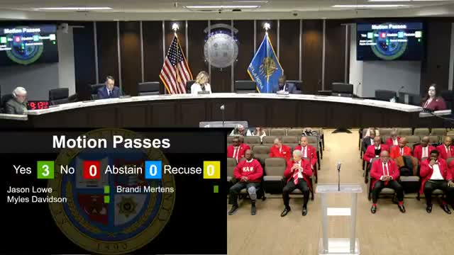 Oklahoma County recognizes Kappa Alpha Psi Fraternity for community service