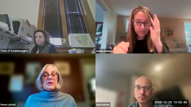 Southborough Planning Board refers Open Meeting Law complaint response to counsel