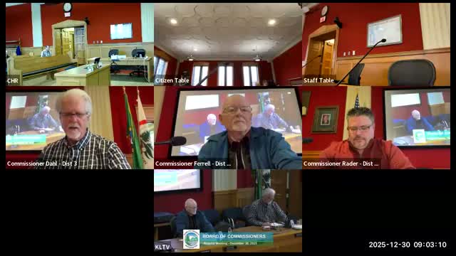 Cowlitz County approves consent agenda including road change order, landfill bids and vouchers of $1.85 million