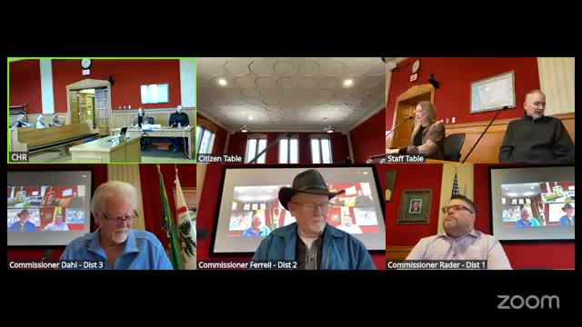 Commissioners approve internal hire for land surveyor and set planning hearing