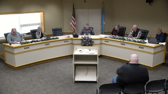 Huron commission approves certified pay schedule; packet omitted seven street‑department entries