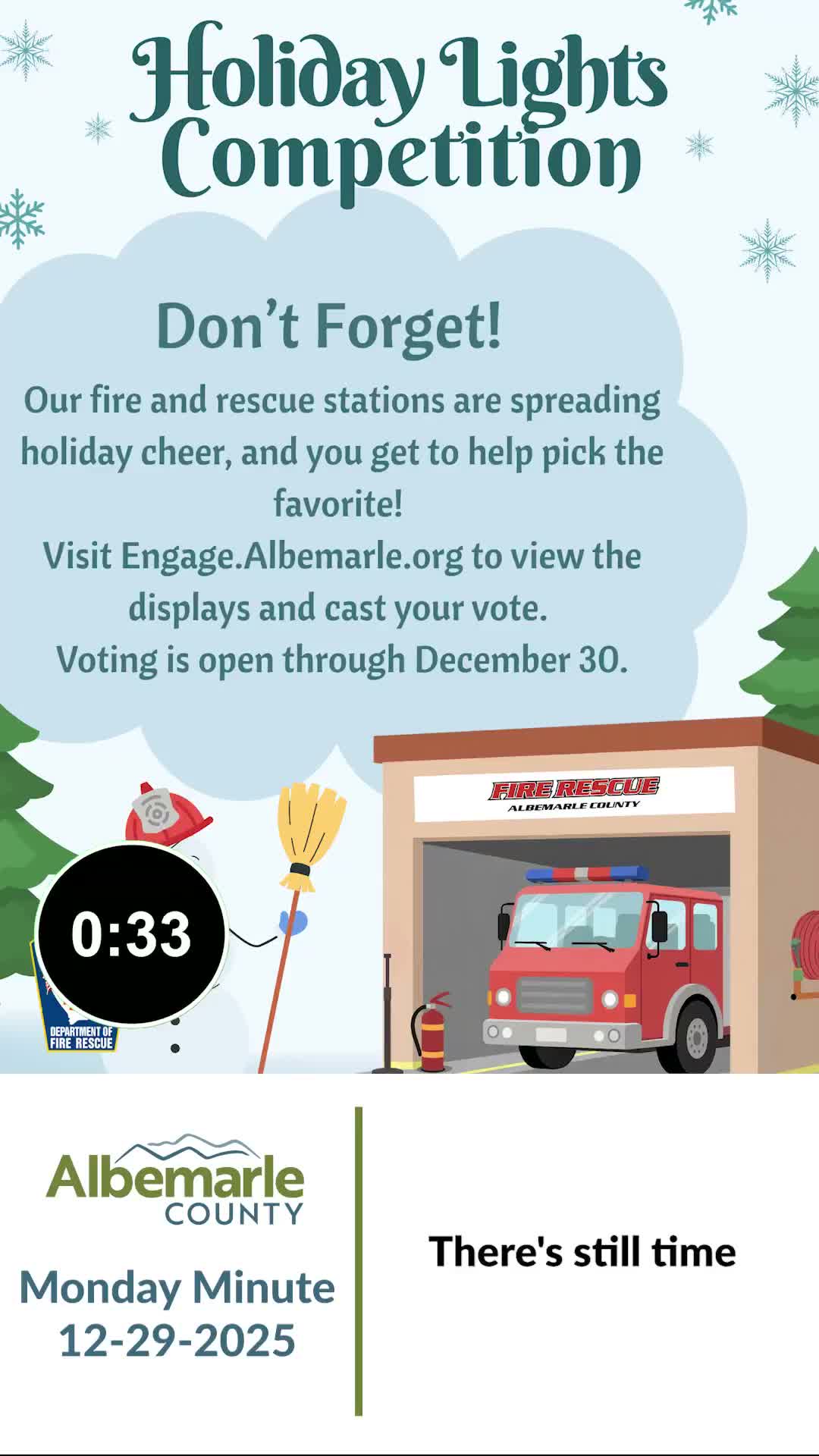 Albemarle County invites residents to vote for best-decorated fire and rescue station
