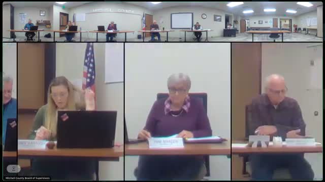 Mitchell County supervisors reorganize leadership, approve routine administrative items
