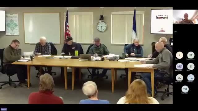 County engineer reports grant progress; board sets public hearings for two road vacations and approves sign-hire