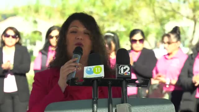 Neighborhood celebrates new West Side traffic signal as city cites safety gains and major Indian School Road grant