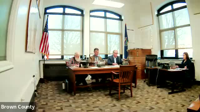 Brown County approves hay lease, payroll and permits, and sets regular work sessions