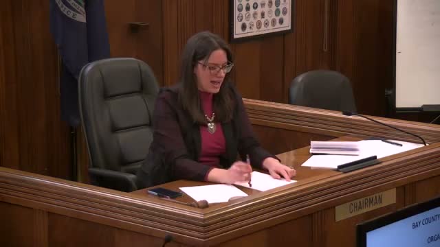 Bay County commissioners select 2026 chair, vice chair and sergeant-at-arms at organizational meeting