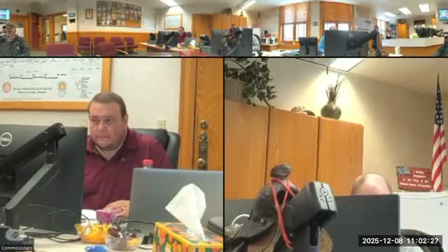 Commissioners approve new hire for detention center; transcript language of motion quoted exactly