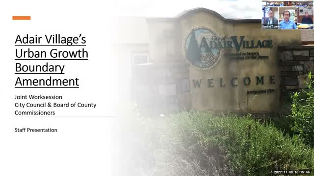 Adair Village, Benton County staff outline UGB amendment; public hearing set Dec. 6