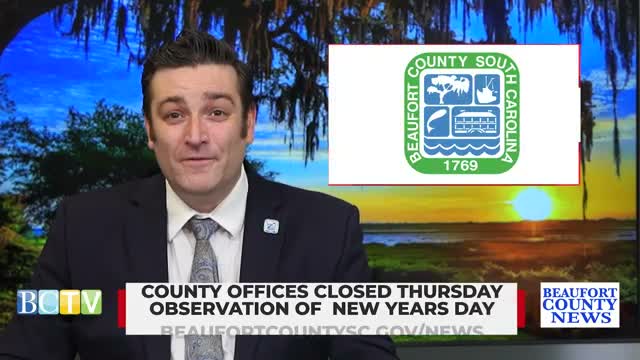 Beaufort County offices, convenience centers to close for New Year’s Day; some airport services remain available