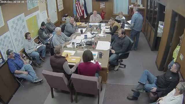 Commission refers railroad-crossing bids and awards Road 14 reconstruction