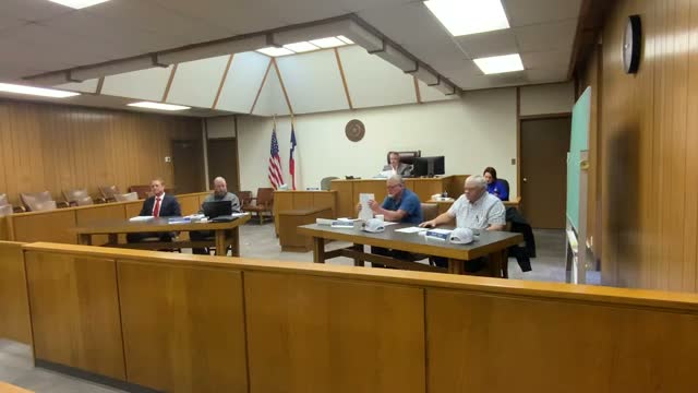 Fisher County officials interview sheriff candidates; veteran-status waiver and residency checks remain unresolved