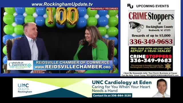 Reidsville Chamber celebrates 100th episode; president says show helped ‘celebrate wins’ and build partnerships