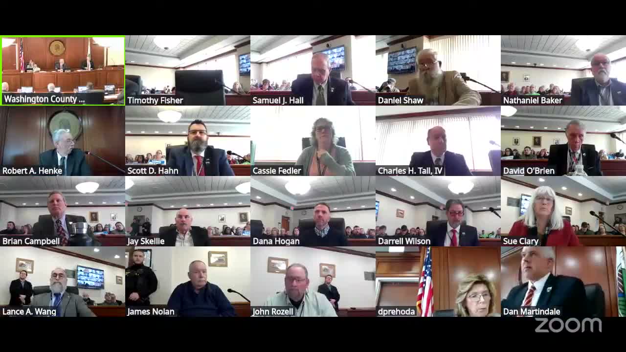 Washington County adopts 2026 budget after extended public hearing and debate; supervisors cite difficult trade-offs