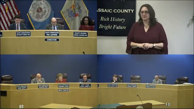 Passaic County commissioners approve budget transfers, consent agenda and routine motions at Dec. 29 meeting