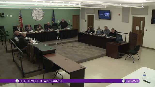 Ellettsville council approves routine budget transfers, encumbrances and 2026 meeting dates